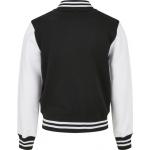 Bunda dětská BYB Organic Sweat College Jacket - černá-bílá