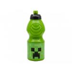 Plastová športová fľaša Minecraft Creeper 400ml - zelená