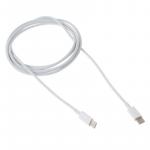 Synchronizačný a nabíjací kábel USB-C 1m - biely