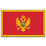 Vlajka Promex Čierna Hora 150 x 90 cm