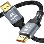 Kábel Izoxis HDMI 2.1 19909 2 m - sivý