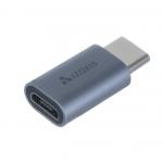 Adaptér Izoxis USB Micro USB 2.0 USB Type-C - sivý