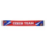 Šál Czech Team - červená-modrá