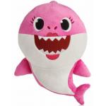 Plyšový Baby Shark na baterie se zvukem - růžový