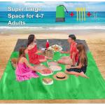 Magická podložka na pláž 210x200 cm - zelená