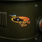Samolepka M-Tac Party Bus 19x10 cm