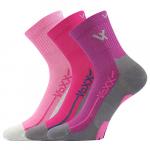 Ponožky detské Voxx Barefootik 3 páry - ružové