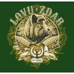 Tričko poľovnícke Bad Badger Lovu zdar Diviak - zelené