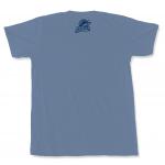 Tričko rybárske Bad Badger Štika - modré