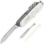 Nůž zavírací Victorinox Huntsman Translucent - stříbrný