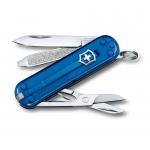 Nůž zavírací Victorinox Classic Translucent - modrý (18+)