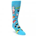 Vtipné ponožky Sushi - modré