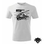 Tričko Striker Vrtuľník MI-24 HIND - biele
