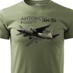 Tričko Striker Antonov AN-26 - olivové