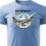 Tričko Striker Lietadlo Boeing B-17 - modré