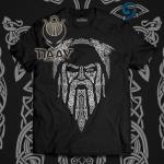 Tričko Naav Odin Viking - čierne