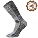 Extra teplé vlněné ponožky Voxx Orbit - šedé-modré