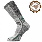 Extra teplé vlnené ponožky Voxx Orbit - sivé-zelené