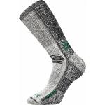 Extra teplé vlněné ponožky Voxx Orbit - šedé-zelené