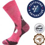 Extra teplé vlněné ponožky Voxx Stabil - růžové