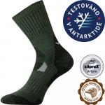 Extra teplé vlnené ponožky Voxx Stabil - olivové