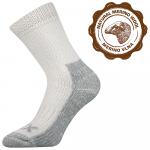 Extra teplé vlnené ponožky Voxx Alpin - biele-sivé