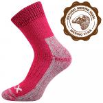 Extra teplé vlněné ponožky Voxx Alpin - růžové-šedé