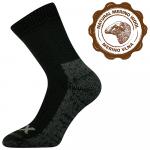 Extra teplé vlnené ponožky Voxx Alpin - čierne-sivé