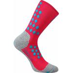 Kompresné ponožky Voxx Finish - ružové-modré