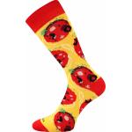 Ponožky Voxx Pizza Pepperoni - žlté