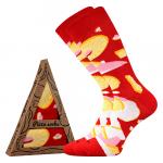 Ponožky Voxx Pizza Hawaii - červené
