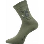 Lovecké ponožky Voxx Lassy Jeleň - olivové