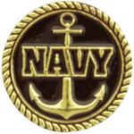 Odznak (pins) 20mm US NAVY - zlatý