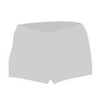 Dámské bezešvé šortkové kalhotky s nohavičkou Kariban - bílé