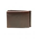 Pánska kožená peňaženka Arwel 8103 - tmavo hnedá