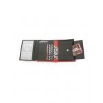 Pánska kožená peňaženka Arwel 4724 - čierna-červená