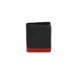 Pánska kožená peňaženka Arwel 4724 - čierna-červená