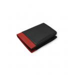 Pánská kožená peněženka Arwel 4724­ - černá-červená