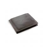Pánska kožená peňaženka Arwel 4701 - hnedá-modrá