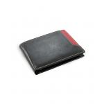 Pánská kožená peněženka Arwel 4701­ - černá-červená