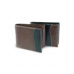 Pánska kožená peňaženka Arwel 17261A - hnedá-čierna