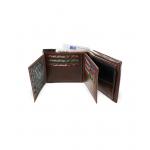 Pánská kožená peněženka Arwel 17261A­ - hnědá-černá