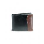 Pánska kožená peňaženka Arwel 17261A - čierna-hnedá