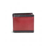 Pánska kožená peňaženka Arwel 6022 - červená-čierna