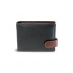 Pánska kožená peňaženka Arwel 8194 - čierna-hnedá