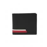 Pánska kožená peňaženka Arwel 1315 - čierna-červená
