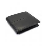 Pánska kožená peňaženka Arwel 3223A - čierna-sivá