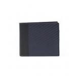 Pánska kožená peňaženka Arwel 4705 - modrá-čierna