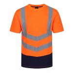 Tričko reflexní Regatta Pro Hi-Vis Short Sleeve - oranžové