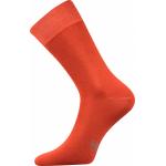 Ponožky pánske Lonka Decolor - tmavo oranžové
